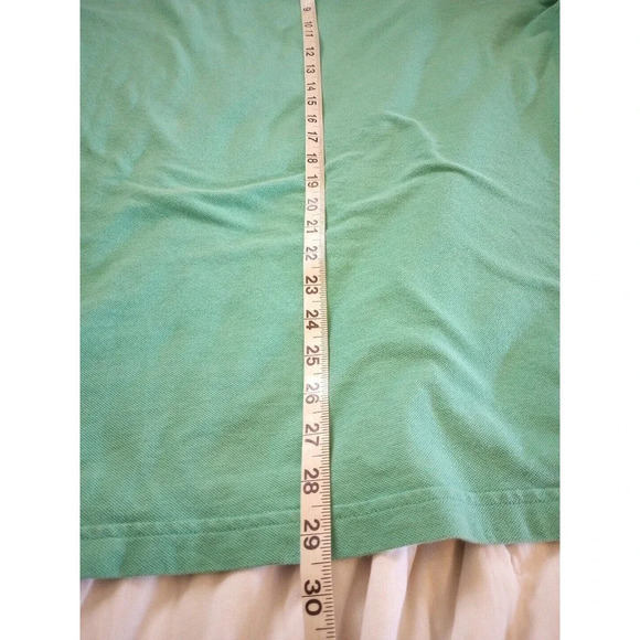 Peter Millar Golf Polo Shirt Men’s Size Large Green Blue Short Sleeve - Picture 8 of 8